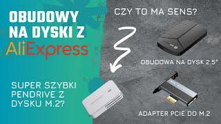 Obudowy na dyski z Chin - Test [Elektronika z aliexpress #1]