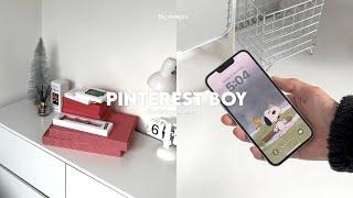 Pinterest boy | Christmas vlog, CASETiFY unboxing, Iphone 13 accessories and room decorations