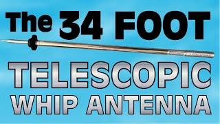 HF Ham Radio with a 34 Foot Telescopic Antenna