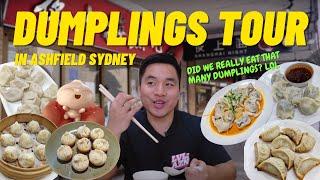 BEST DUMPLINGS IN SYDNEY? | Ashfield Dumpling Tour New Shanghai Night strictly mukbang food review