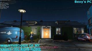 Walkthrough of My Vault-Tec Reps Home (FALLOUT 4)