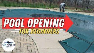 How To OPEN An INGROUND POOL | VIP Pools and Spas