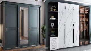 New Simple Wardrobe Designs For Bedroom Interiors 2025 | Modern Sliding Cupboard Decoration Ideas