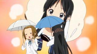 Mio embarrassed when she scratched her bass | K-ON! Season 2