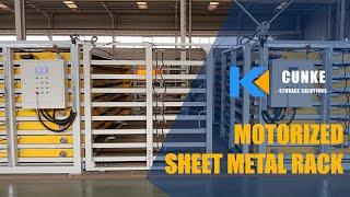 Sheet Metal Storage Solutions - CK MOTORIZED SHEET METAL RACK