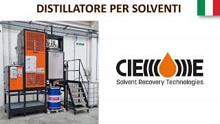 Distilltore per Solventi Ciemme - Serie Evolution EV 225