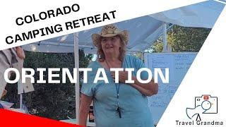 Travel Grandma Camping Retreat Orientation