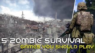 5 BEST SURVIVAL Games other than DayZ | Survival Games 2024