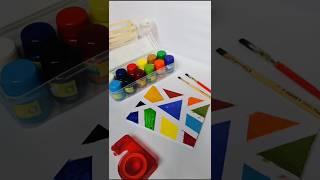 Unboxing acrylic paint  #apsara #ad #unboxing #trending #shortsfeed #shorts