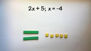 Algebra Tiles: Substitution Practice