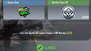 Call Of Duty Mobile Earn the Double Kill medal 3 times in MP Matches Task Complete