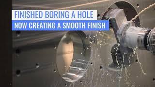 Large Part Machining: Hole Boring Finishing