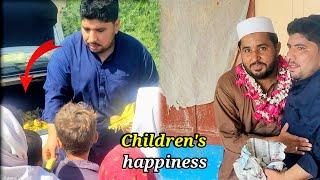 Children's happiness | Bananas were distributed among the children#youtubeshot #khantv110