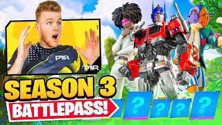 *NEW* FORTNITE SEASON 3 BATTLE PASS (TRANSFORMERS)