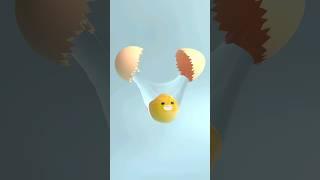 Egg crack animation LOOP  funny video #blender3d