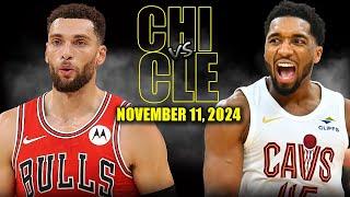 Cleveland Cavaliers vs Chicago Bulls Full Game Highlights - November 11, 2024 | 2024-25 NBA Season