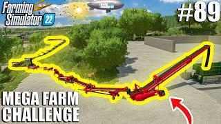 I Created The LONGEST SILAGE TRANSPORT SYSTEM in FS 22 | MEGA FARM Ep.89 | Farming Simulator 22