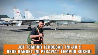 Bergemuruh !! Lihat Sukhoi Su-27 & Su-30 Dari Dekat Acara HUT TNI-AU 2023