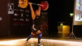 Emily Campbell huge Clean and jerk at English Championships