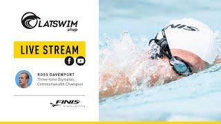 Finis & Latswim Special Live Stream with Ross Davenport about Olympic experience, Training Equipment