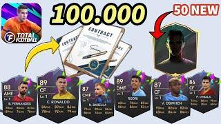 Total Football - Soccer Game 100.000 Agent Contracts | Pack Opening +50 New Black Card Players