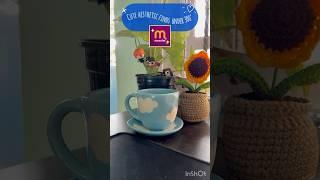 Aesthetic blue cup and saucer from Meesho #affodable #unboxing #meesho #cupandsaucer