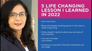 5 life changing lessons I learned in 2022 | Shivani Madan Bose