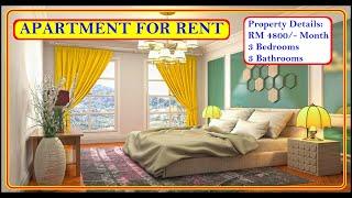 5 BEDROOM APARTMENT FOR RENT IN KUALA LUMPUR MALAYSIA I RENTAL PROPERTY IN MALAYSIA I POOL I PARKING