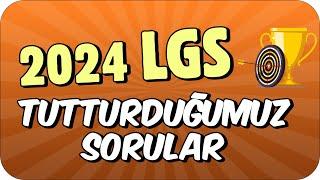 BİR TONGUÇ KLASİĞİ Kitaplarda Tutturduğumuz Sorular  #2024LGS