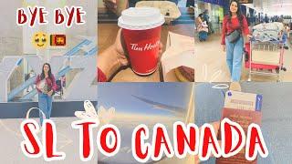 Sri Lanka  to Canada  | Full journey | My Joy World | සිංහල vlogs