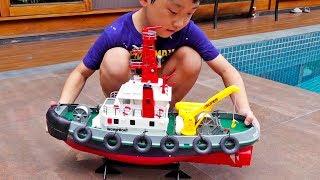 예준이의 보트 장난감 개봉놀이 물놀이 Boat Toys for Kids Unboxing