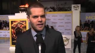 Wes Chatham at the 'Mockingjay: Part 1' LA Premiere