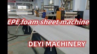 EPE Foam Sheet Extruding Machine Mattress Baby Mat Production Line