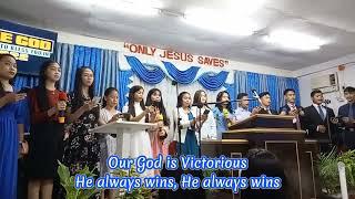 "Nothing ever can, nothing ever will" BBC MUZON (YP group singing) song offering