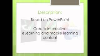 Authoring Tools for eLearning