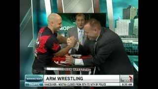 Armwrestling - Global BC Morning News Anthony Dall'Antonia Live - VancouverArmwrestling.com