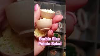 Barbie Size Potato Salad https://www.chefginas.com/products/potato-salad-in-a-bowl #barbie #clay