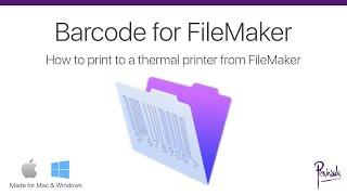 Printing labels in FileMaker on Apple Mac to a thermal label printer