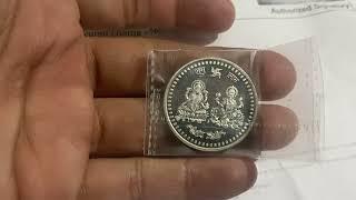 PC Jewellers - Ganesh Ji and Laxmi Mata Silver coin