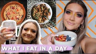 WHAT I EAT IN A DAY! FRIDAY NIGHT IN SELF ISOLATION | FDOE & MEAL PREP | EmmasRectangle