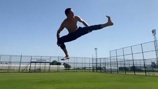 ALL 30 VARIATED DOUBLE FLIPS ON GRASS 