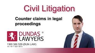 Counter claims in legal proceedings and introduction youtube