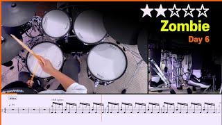 [Lv.05] Zombie - Day 6 () Drum Cover with Sheet Music