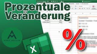 Prozentuale Veränderung mit Excel berechnen