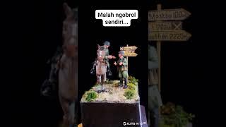 Tamiya Wehrmacht Mounted Infantry Recreate Into Moving Object With Kling.ai #diorama #shorts #ai