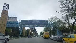 Iran,kermanshah,Spring weather and the boulevard path to the garage️️️️️️