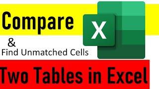 Highlight  unmatched Cells in MS excel easily!