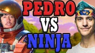 Pedro is Pro Streamer | Pedro Challenges Ninja in Fortnite Battle Royale