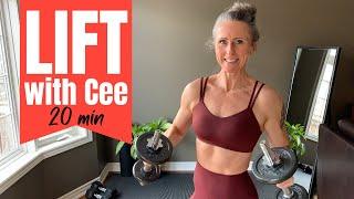 WEIGHT TRAINING workout women over 40 20min FB28