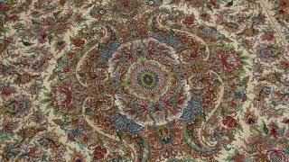 Cream Tabriz Carpet Khatibi